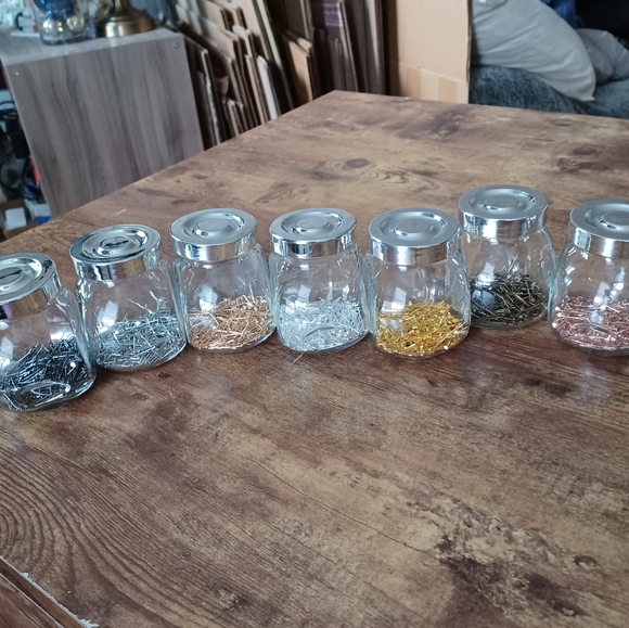 IKEA RAJTAN Spice jar, Glass, Aluminum Color 400.647.02, 1-Pack( 4-Count ),Clear - Picture 9 of 11